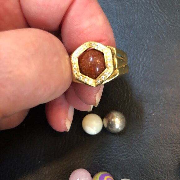 18Kt Orbis ring with marbles - Picture 8 of 8